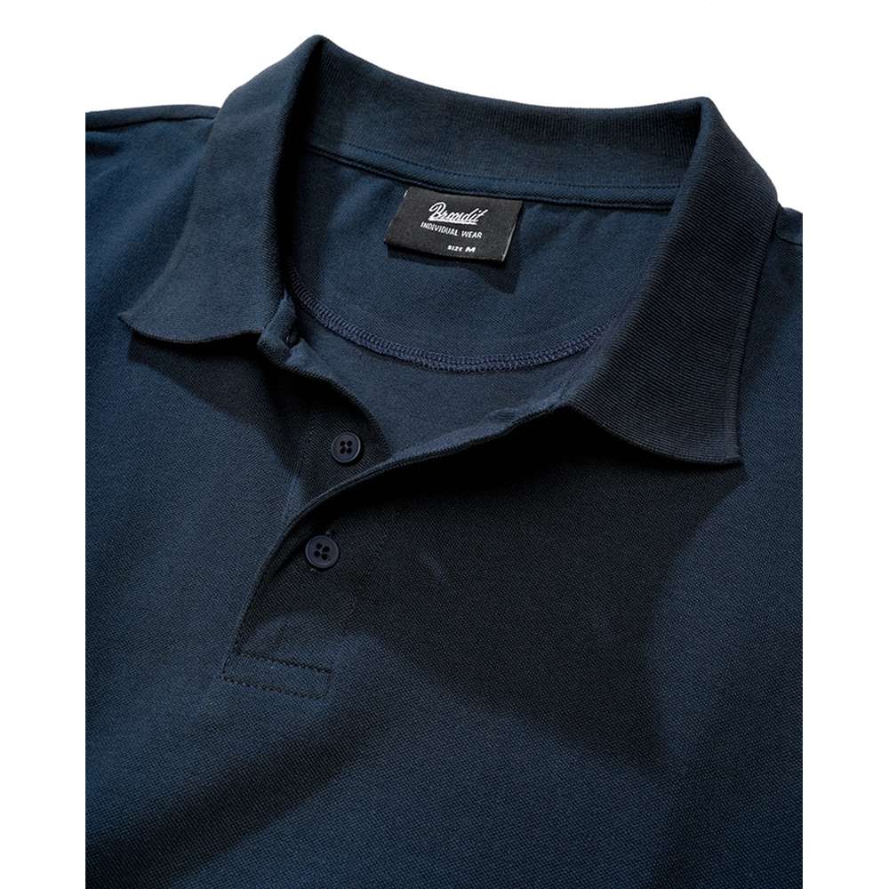 Brandit - Pique Short Sleeve Polo hemd - Dunkelblau